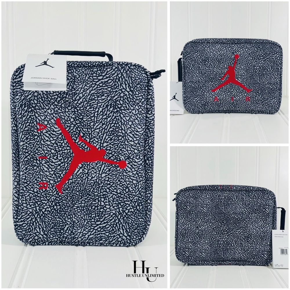 Nike Air Jordan Elephant Print Retro Jumpman Travel Shoe Box Bag Handbag